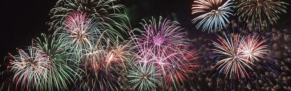 Colorado National Monument fireworks to kick off the Centennial year. Photo by: Steve Traudt, NPS.